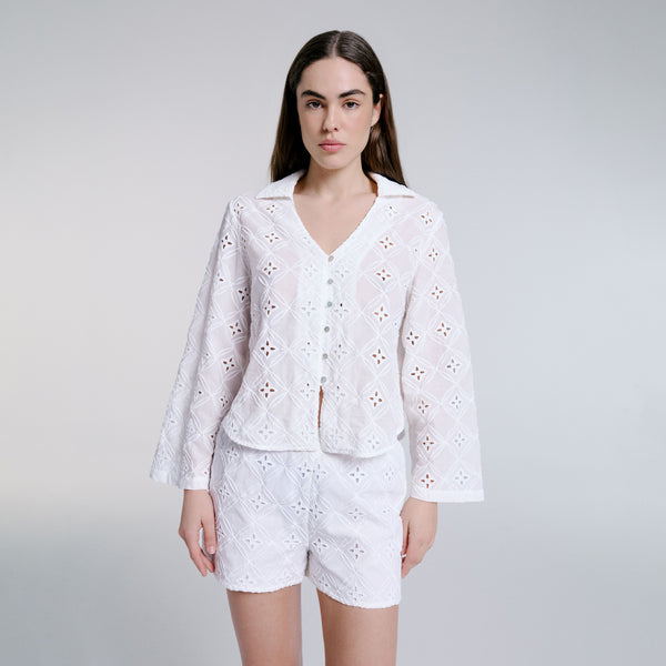 Bluemint bijou embroidered shirt