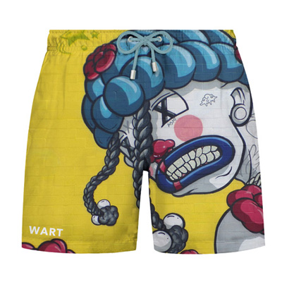 customised swim shorts