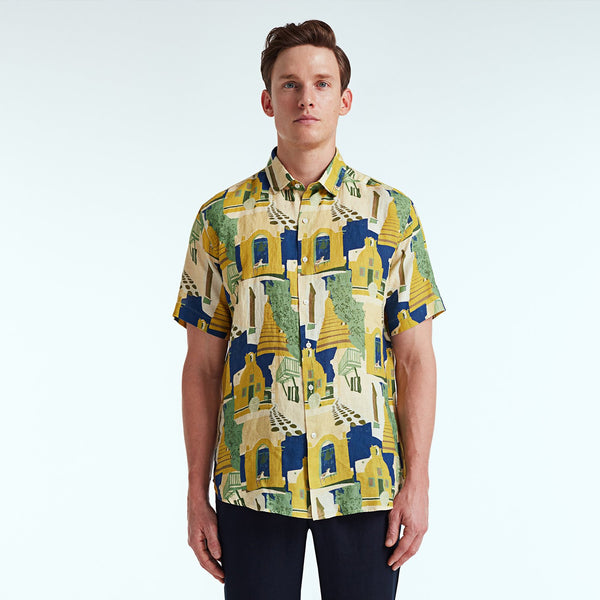 Bluemint luca short sleeve printed gömlek