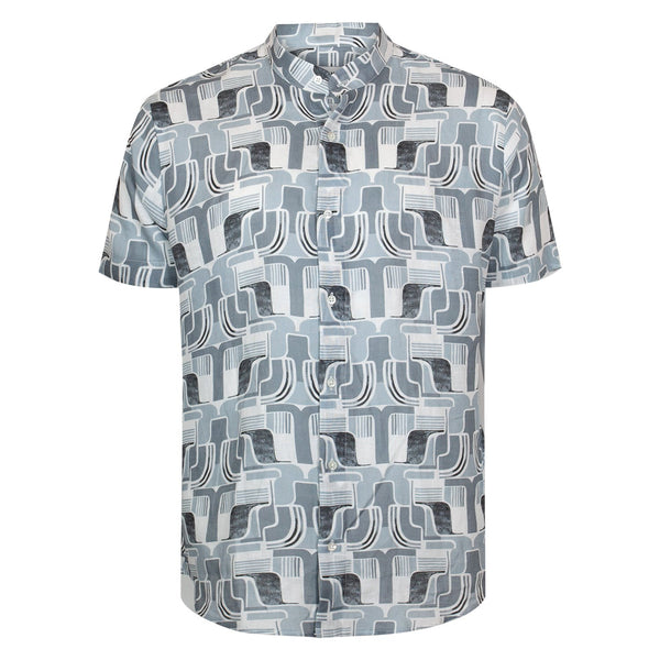 Bluemint eric short sleeve printed shirt