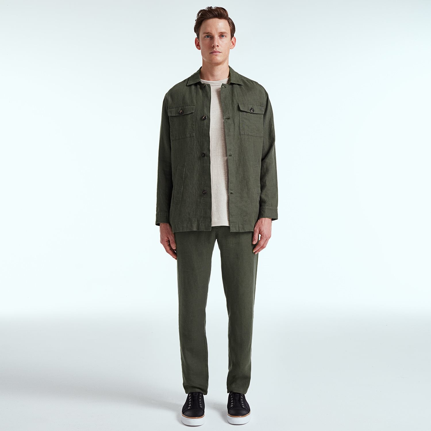 LINEN OVERSHIRT MALE OVERSHIRT | BLUEMINT