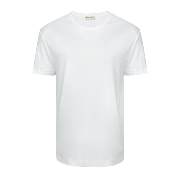 Bluemint on the t-shirt