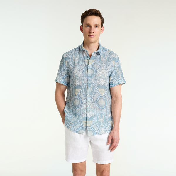Bluemint luca short sleeve printed gömlek