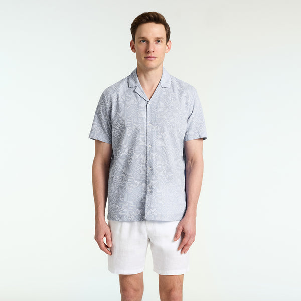 Bluemint mars embroidered gömlek