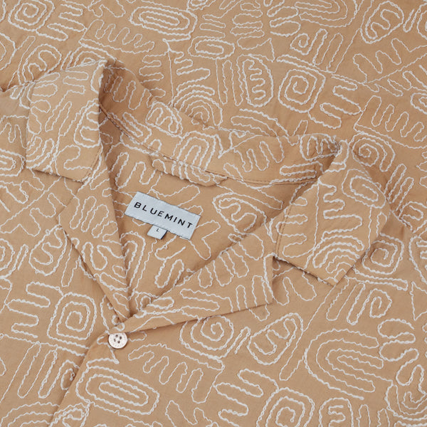 Bluemint mars embroidered gömlek