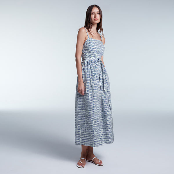 kiara midi dress Kiara Button Down Front Tie Midi Dress - Coral Punch