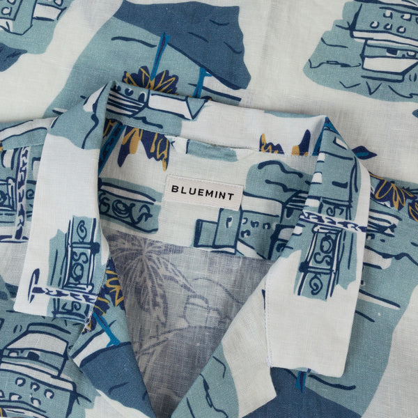 Bluemint peter printed çocuk gömlek