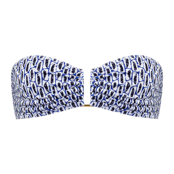 Bluemint gisele printed bi̇ki̇ni̇ üst