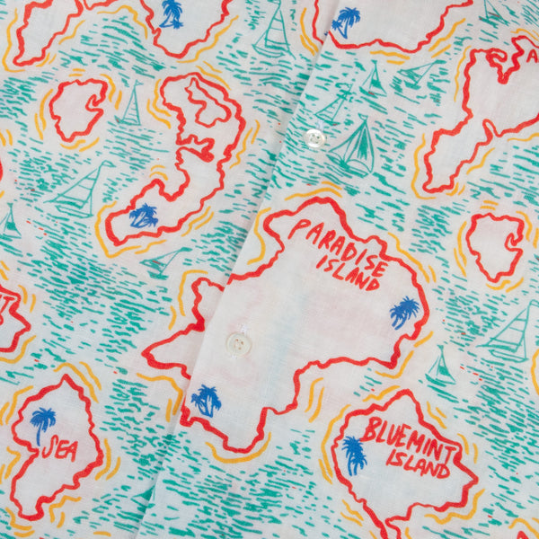 Bluemint mars printed gömlek