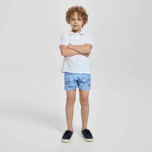 Bluemint arthus boy stretch çocuk deni̇z şortu