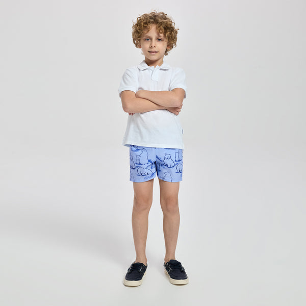 Bluemint arthus boy stretch çocuk deni̇z şortu