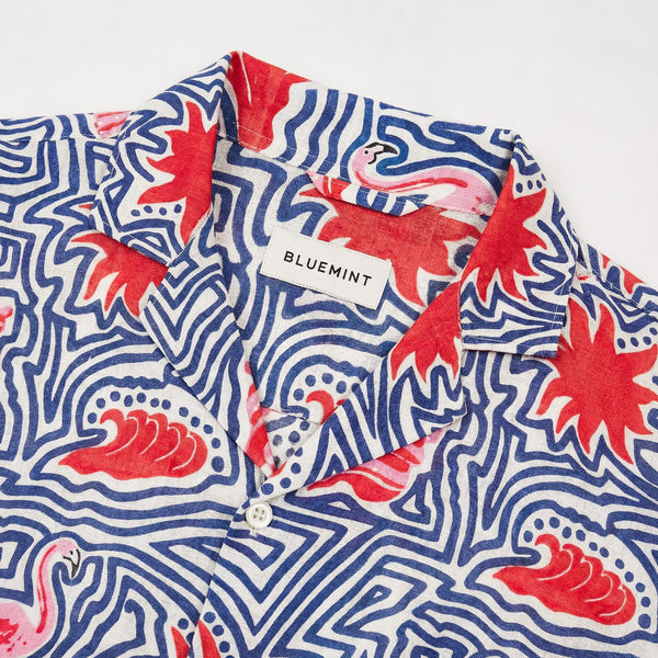 Bluemint peter printed çocuk gömlek