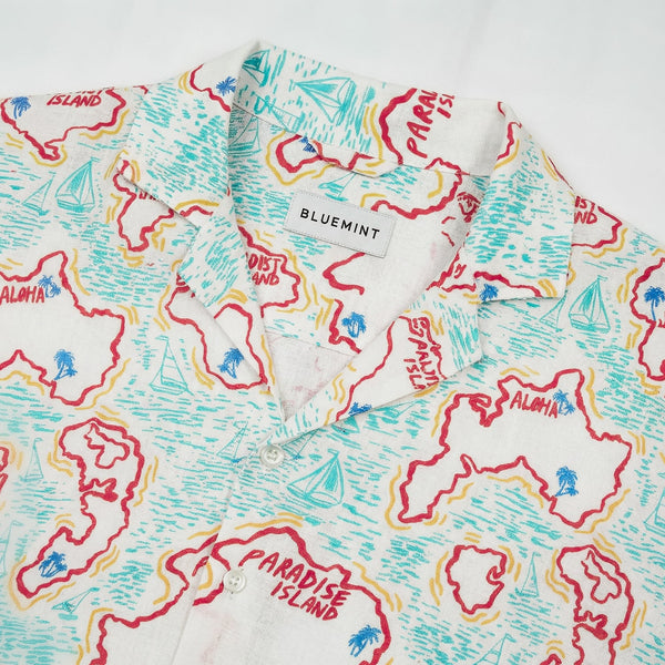 Bluemint peter printed çocuk gömlek