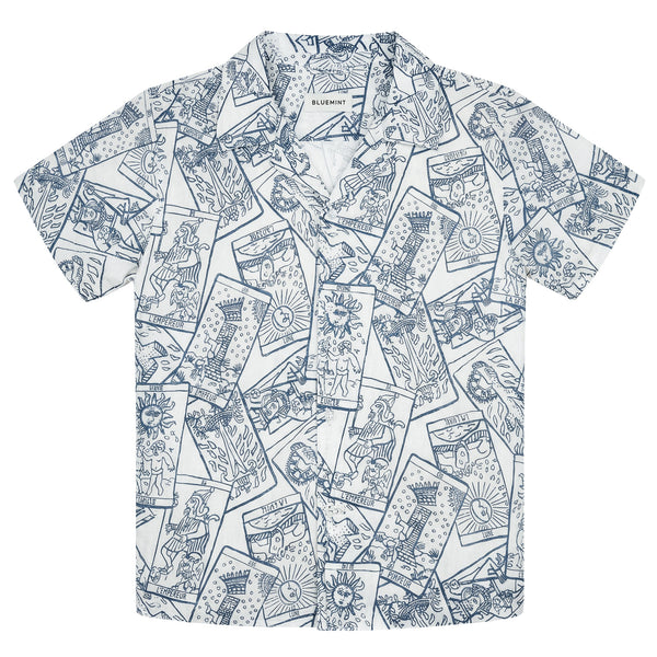 Bluemint peter printed çocuk gömlek