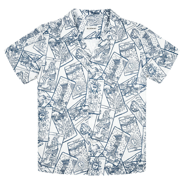 Bluemint peter printed çocuk gömlek