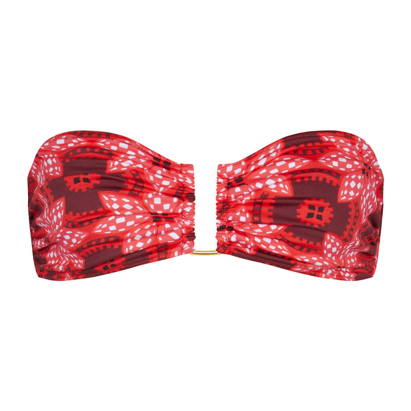 Bluemint gisele printed bi̇ki̇ni̇ üst