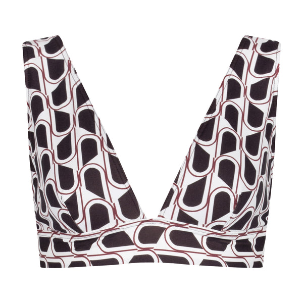 Bluemint camila printed bi̇ki̇ni̇ üst