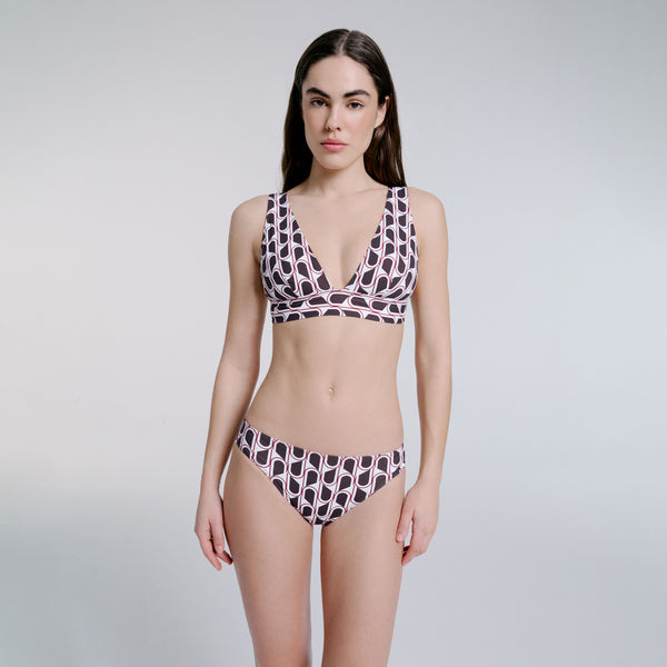 Bluemint carlina printed bi̇ki̇ni̇ alt