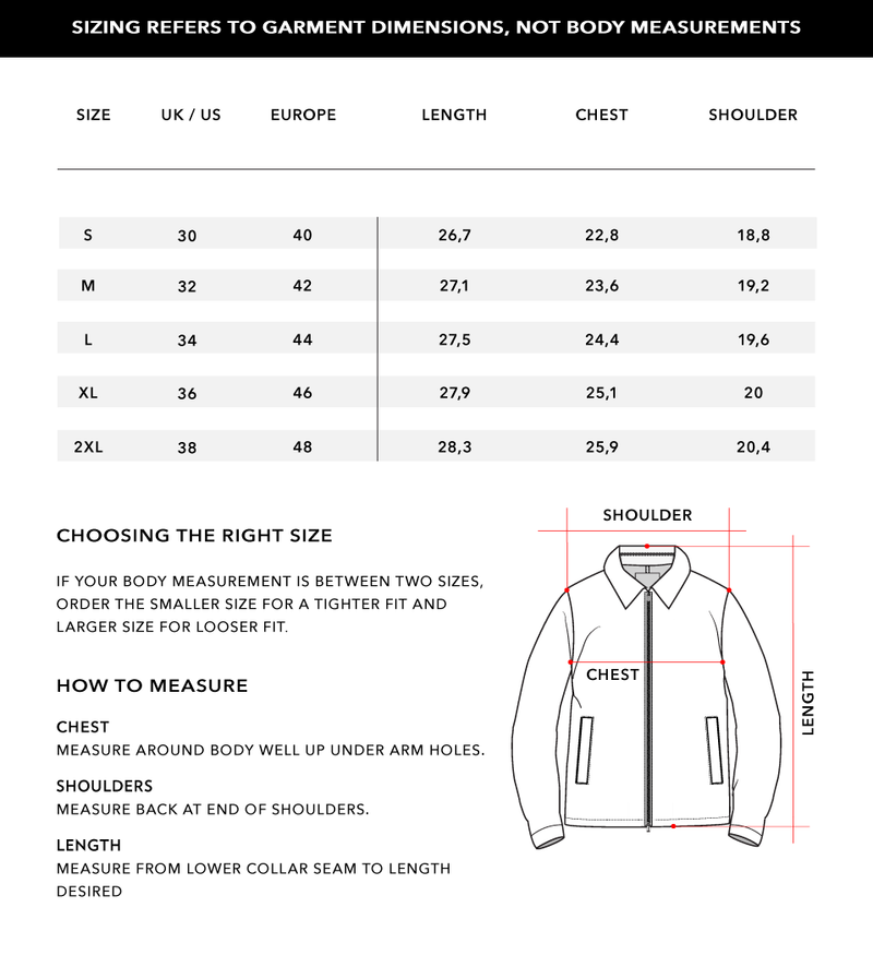 Size Chart 2
