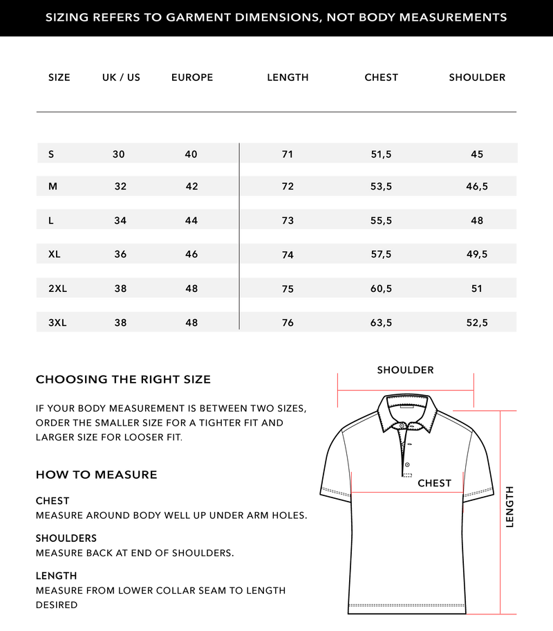 Size Chart 1