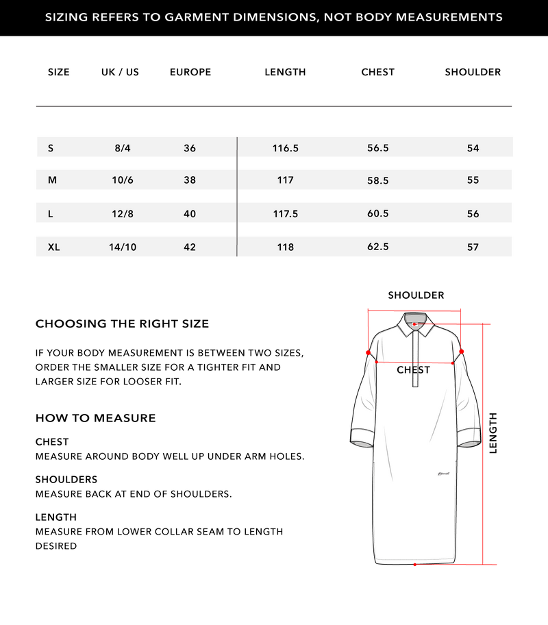 Size Chart 1