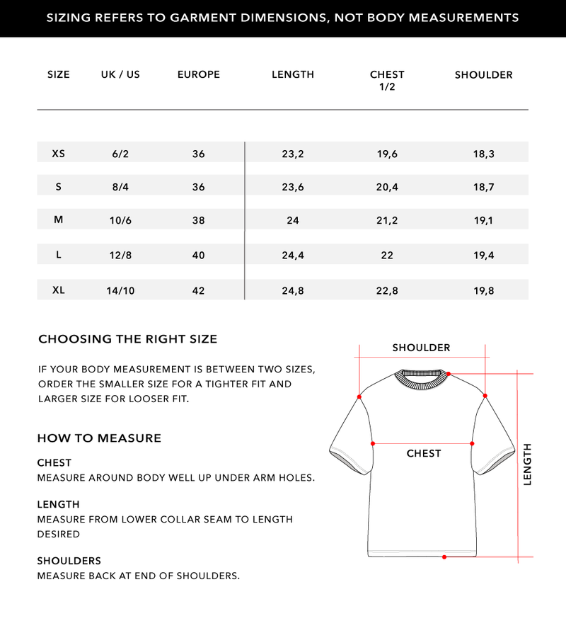 Size Chart 2