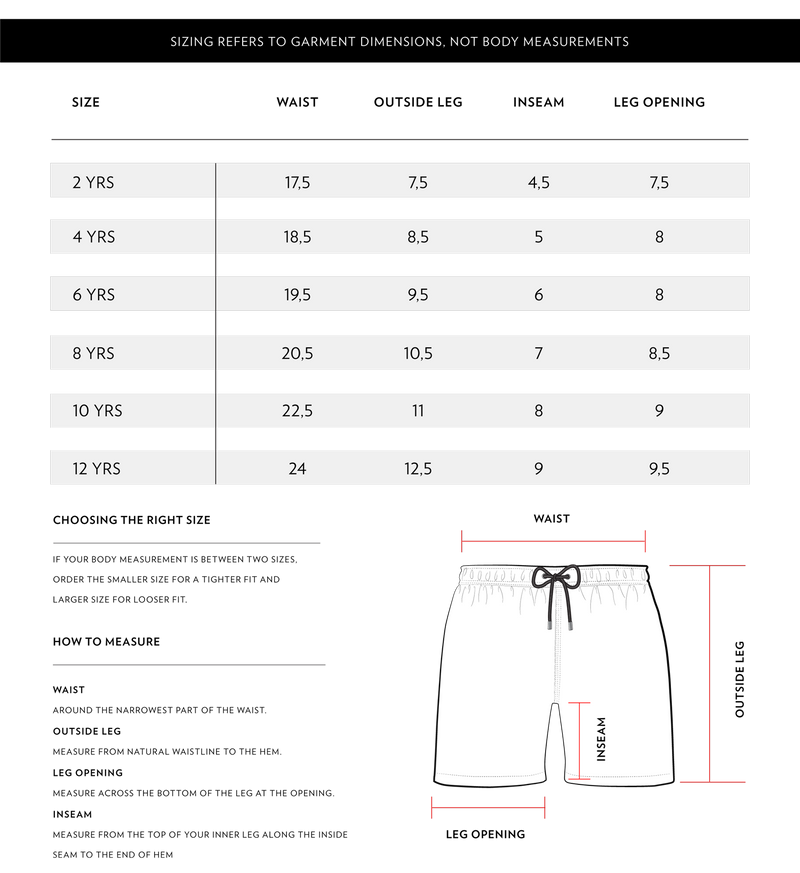 Size Chart 2