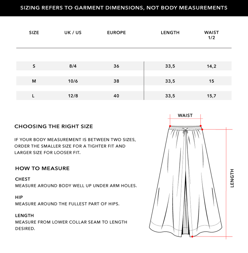 Size Chart 2