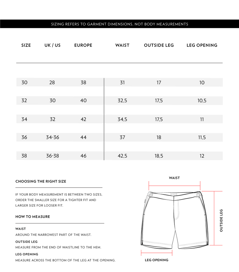 Size Chart 2
