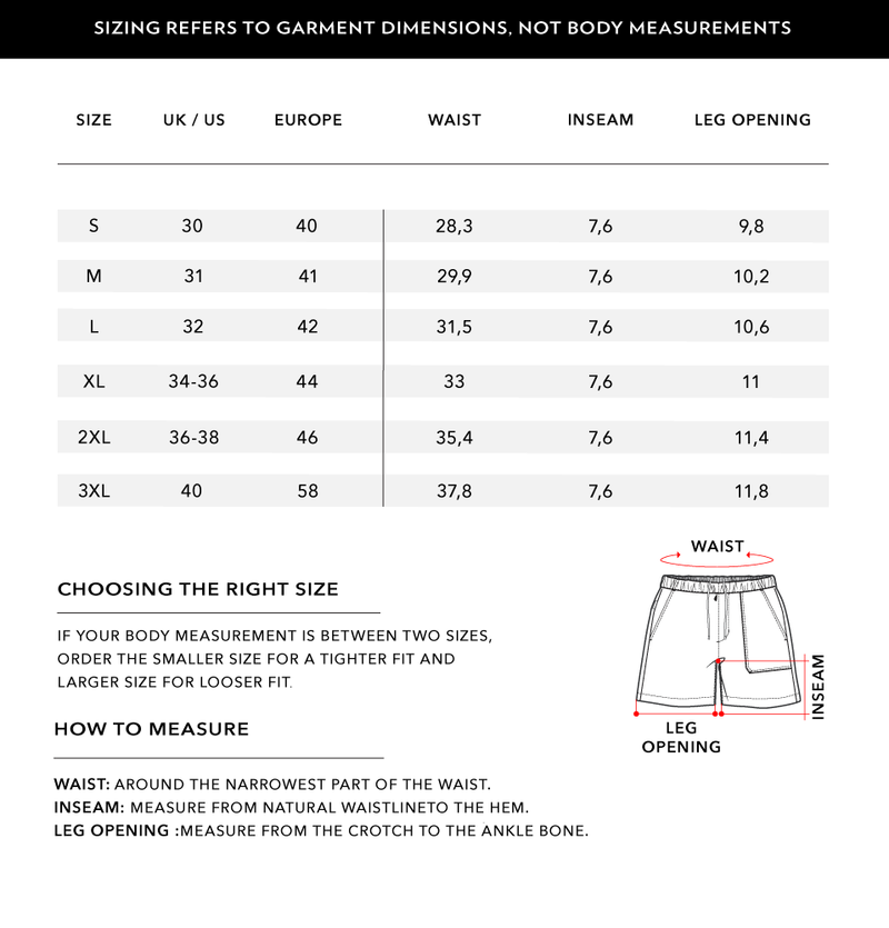 Size Chart 2