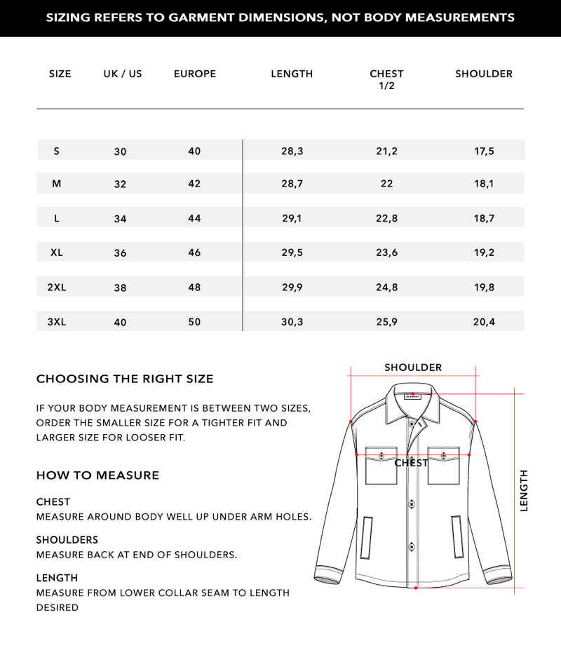 Size Chart 2
