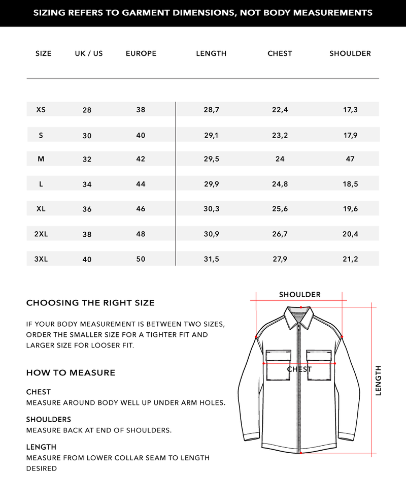 Size Chart 2