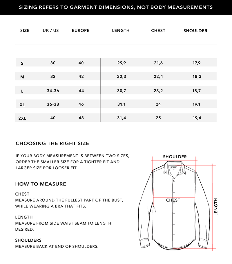 Size Chart 2
