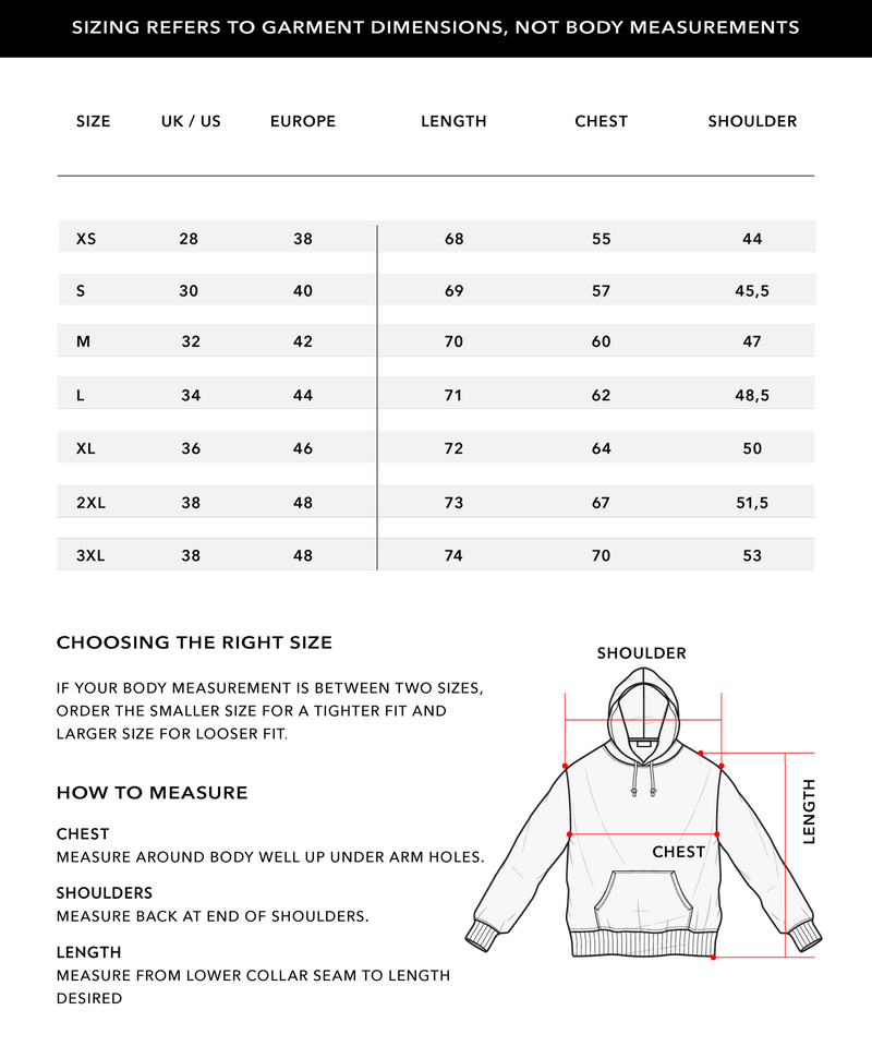 Size Chart 1