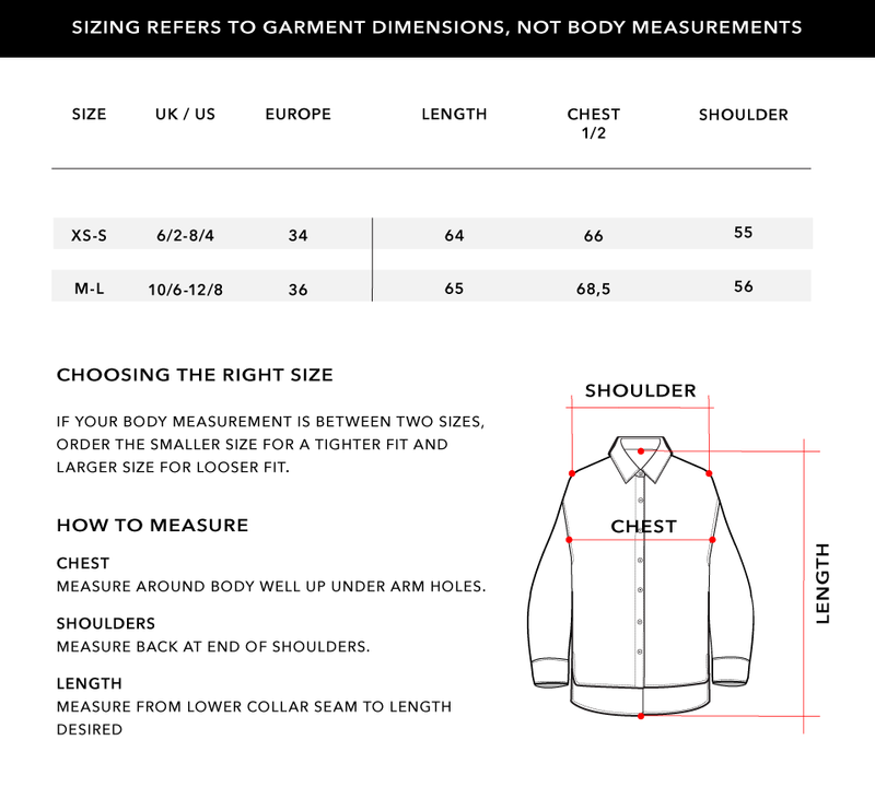 Size Chart 1