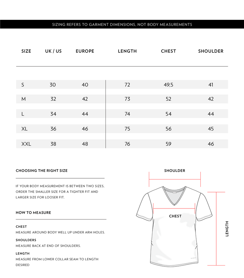 Size Chart 1