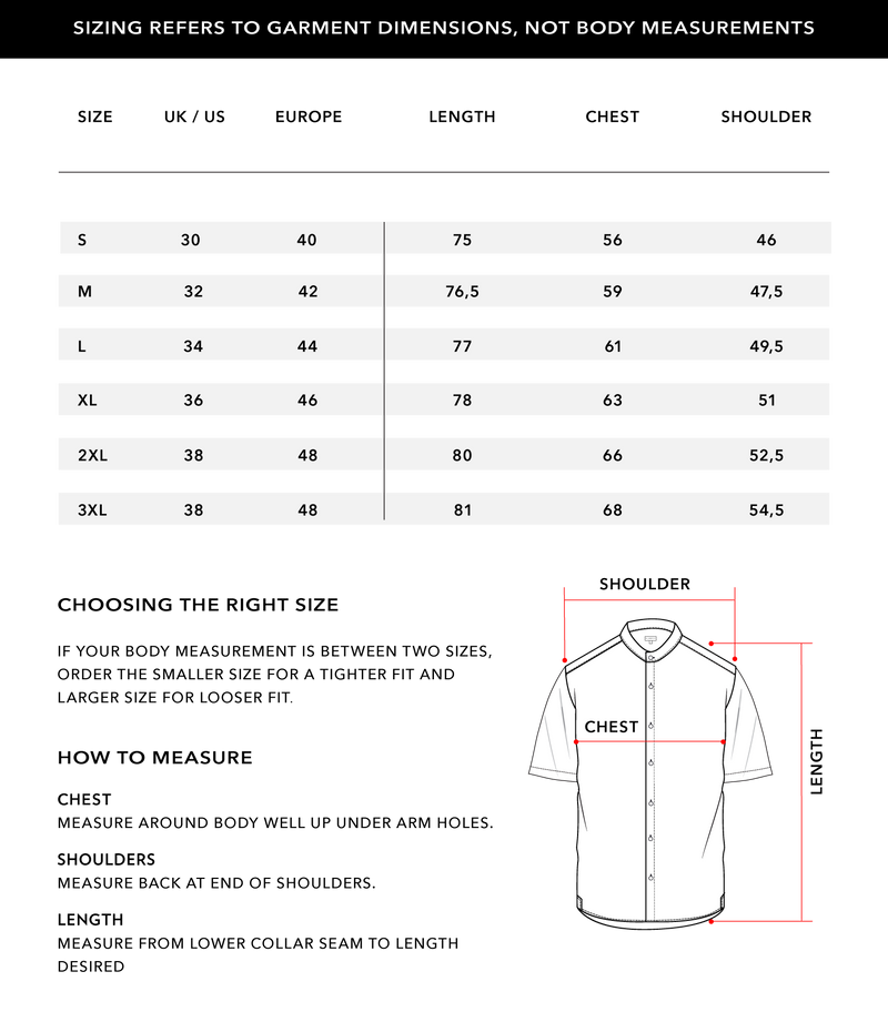 Size Chart 1