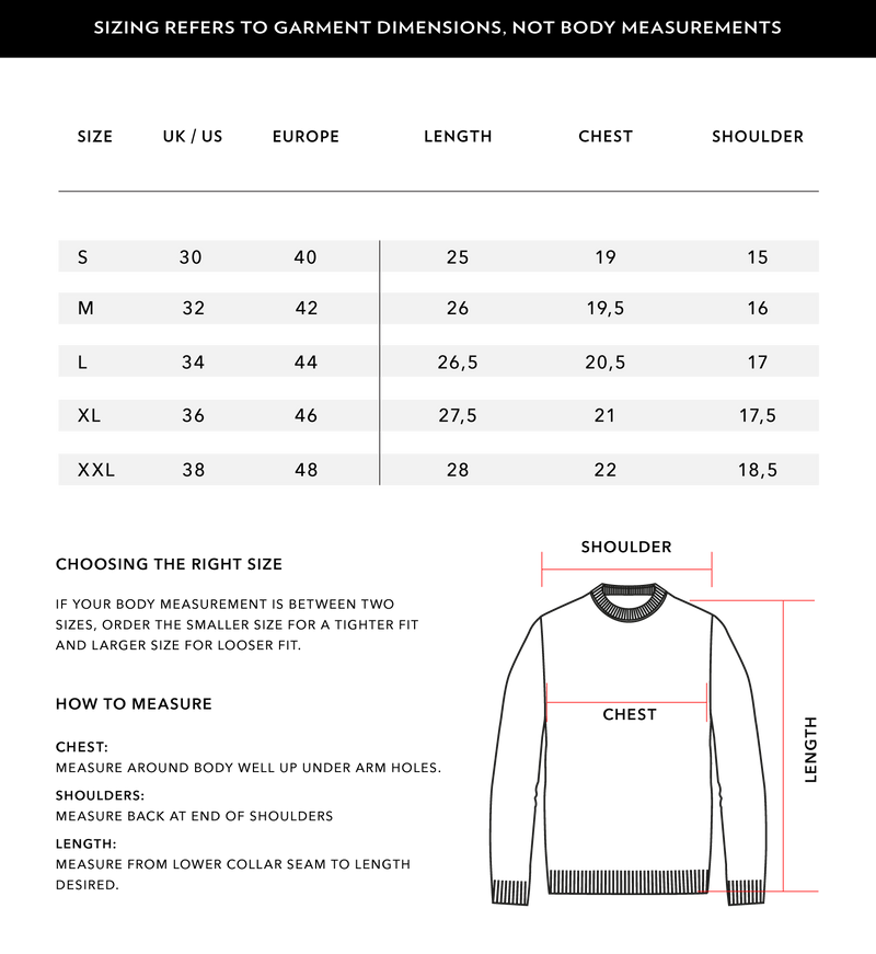 Size Chart 2