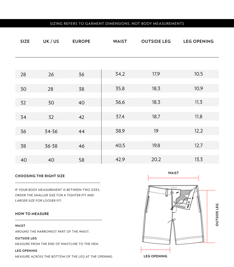 Size Chart 2