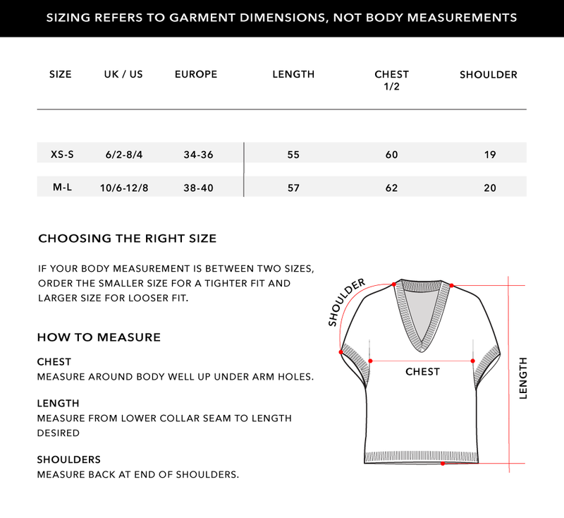 Size Chart 1