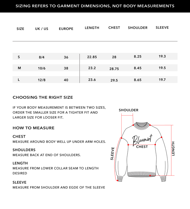 Size Chart 2