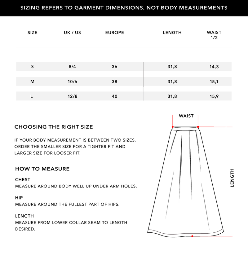 Size Chart 2