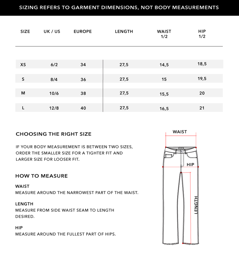Size Chart 2