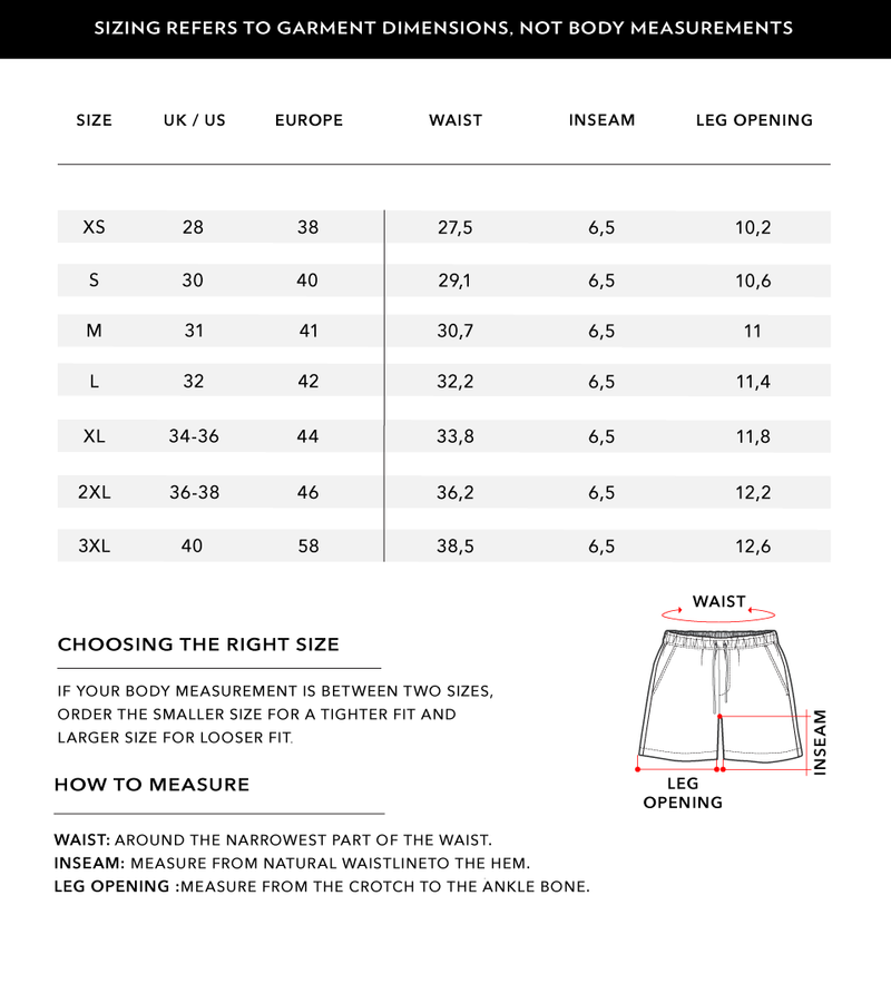 Size Chart 2