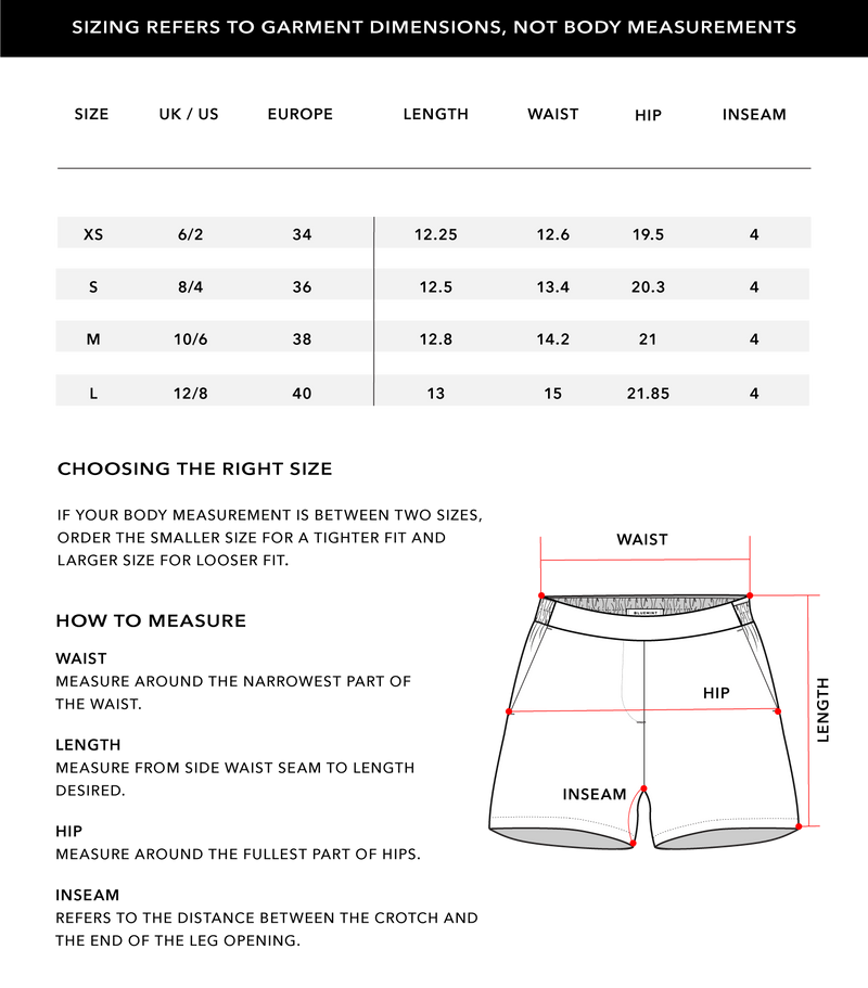Size Chart 2