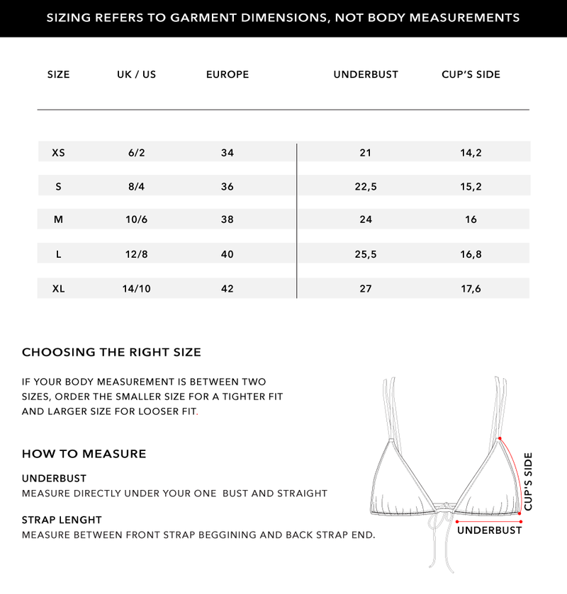 Size Chart 1