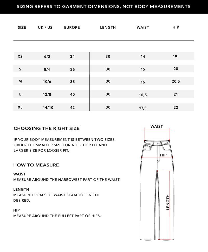 Size Chart 2