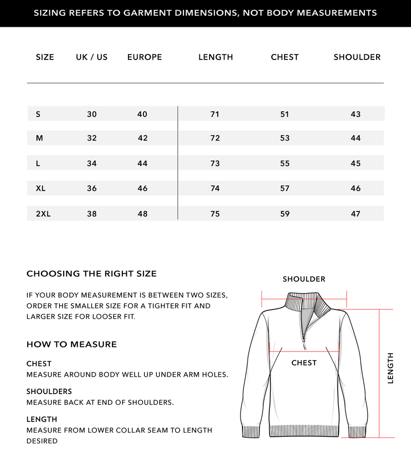 Size Chart 1