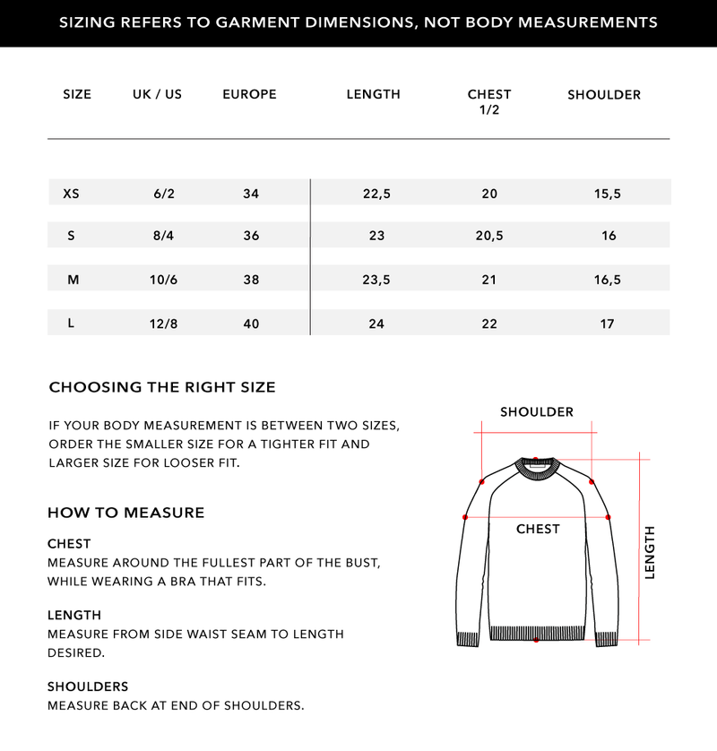 Size Chart 2