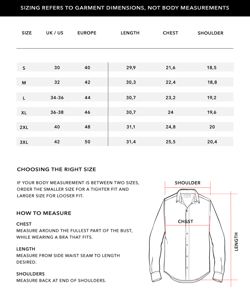 Size Chart 2